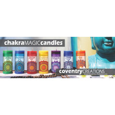 Chakra Magic Candle shelf talker