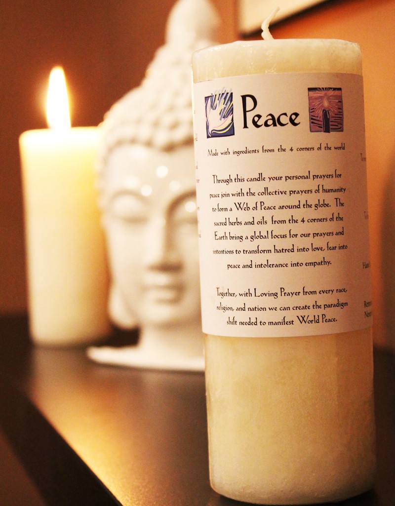 Only 22 Peace Candles Left! SOLD OUT!